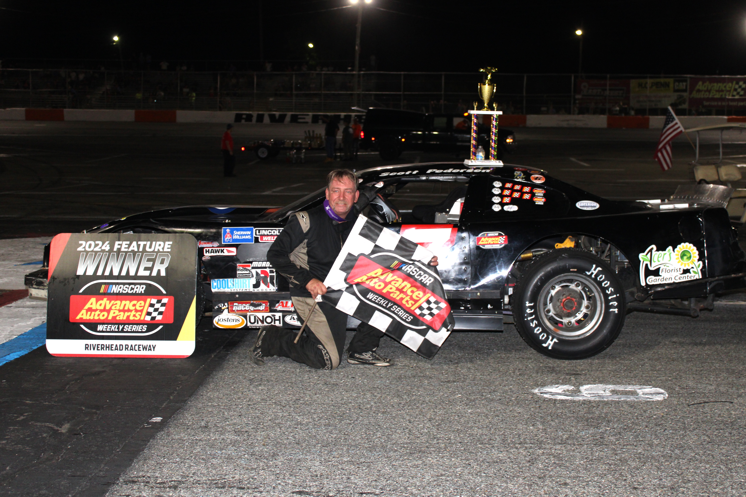 SCOTT PEDERSEN, JACK HANDLEY JR. & JARROD HAYES SCORE WEDNESDAY NIGHT WINS AT RIVERHEAD RACEWAY